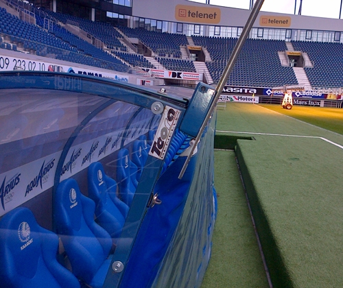 Stadia player shelters